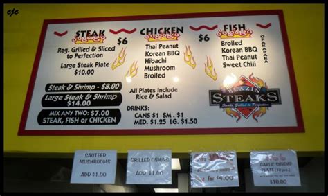 blazin steaks|Blazin Steaks Delivery Menu 